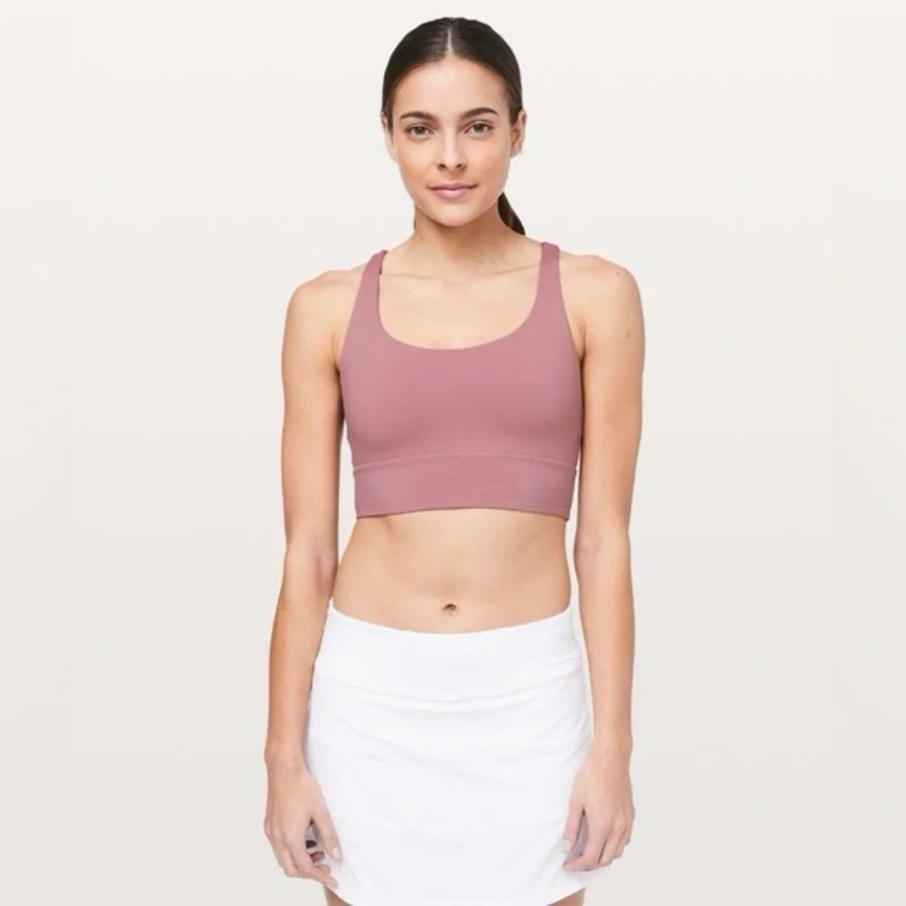 Lululemon Athletica Longline Energy Sports Bra in Velvet Dust - Picture 3 of 6